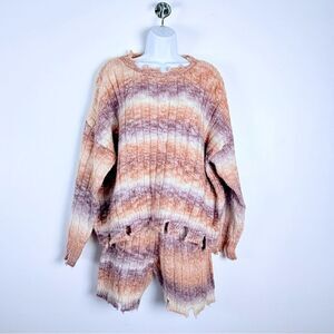 POL  Set of 2 Matching Sweater &  Shorts Cozy  Oversize Current Sold Out NWOT S